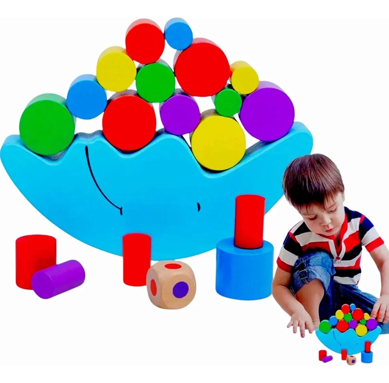 JUEGO EDUCATIVO DE APILAR Y EQUILIBRIO PARA BEBE S - 3