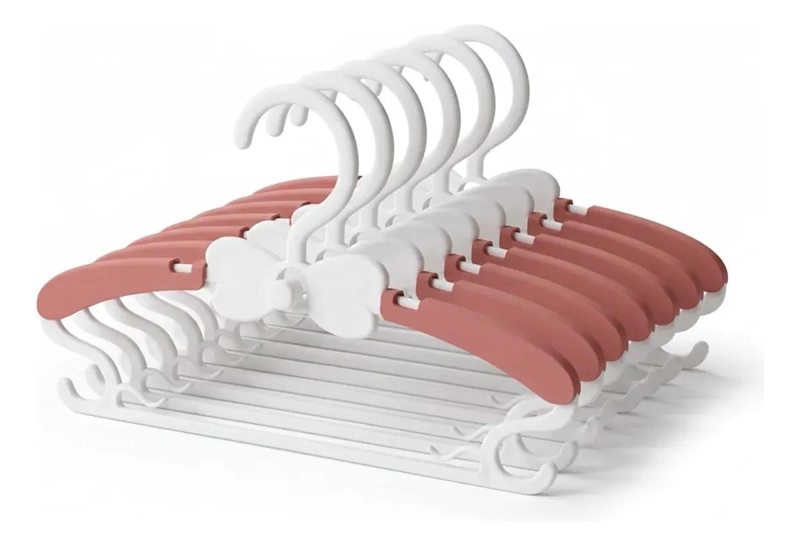 PACK DE 30 COLGADORES AJUSTABLES ANTIDESLIZANTES PARA ROPA INFANTIL - 7