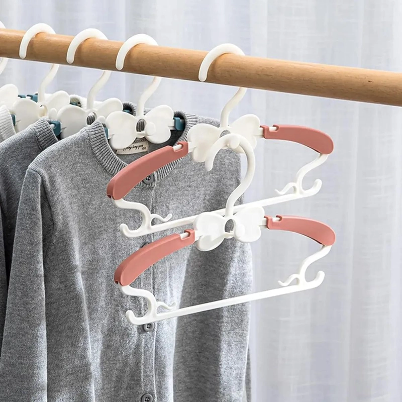 PACK DE 30 COLGADORES AJUSTABLES ANTIDESLIZANTES PARA ROPA INFANTIL - 8