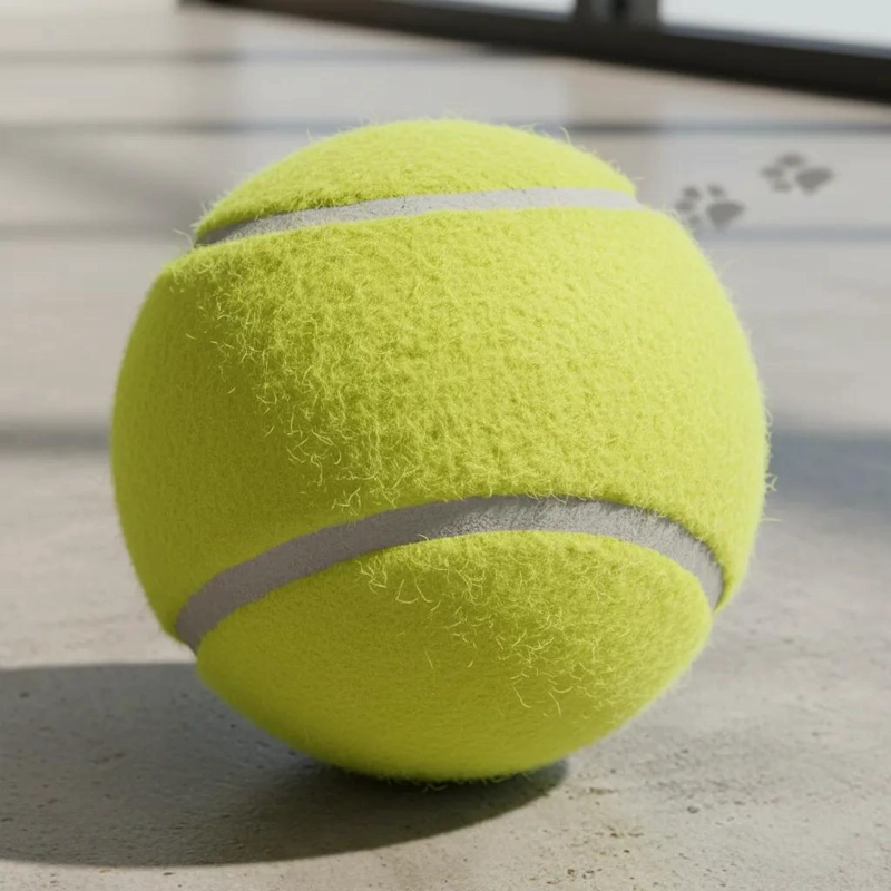 PELOTA DE TENIS GIGANTE DE 24 CM PARA PERROS GRANDES - 4