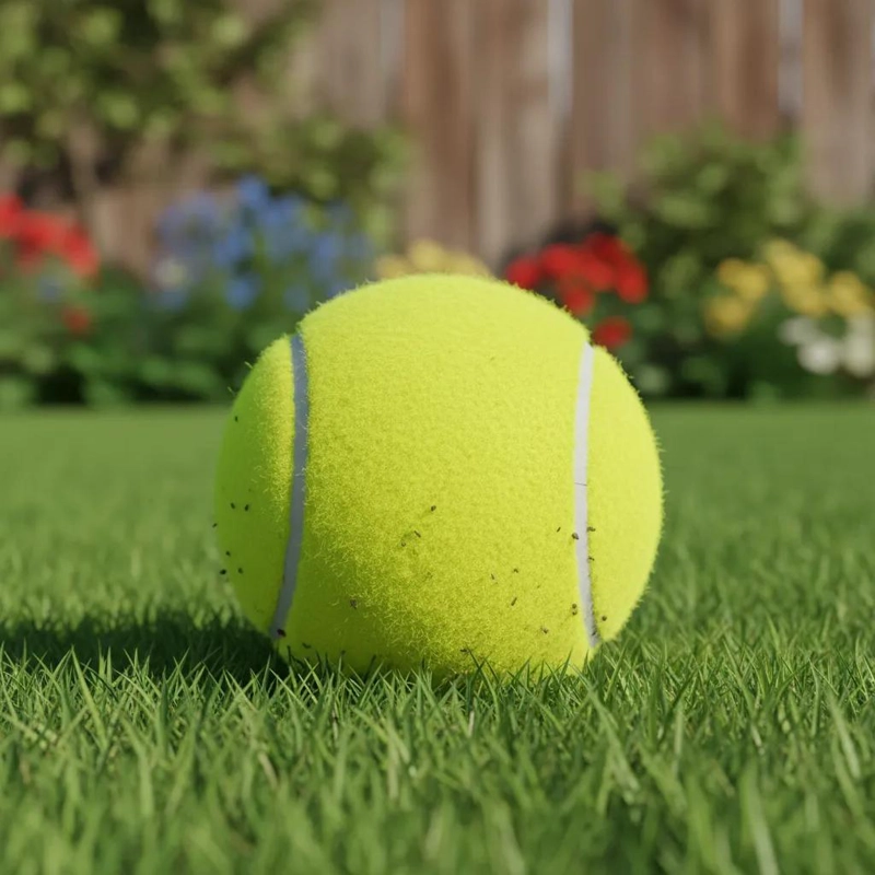 PELOTA DE TENIS GIGANTE DE 24 CM PARA PERROS GRANDES - 5