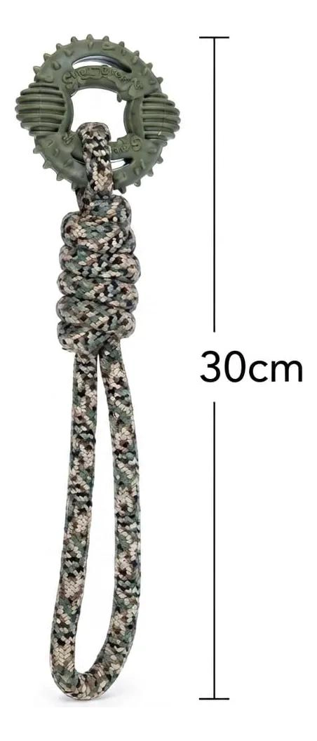 JUGUETE INTERACTIVO MORDIBLE PARA PERROS DE 30 CM - 4