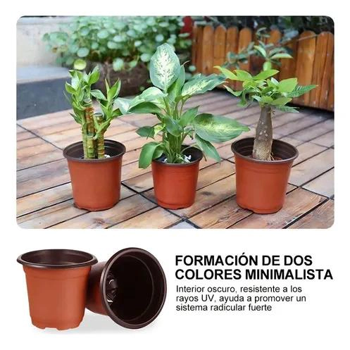MACETAS DE PLASTICO PARA SEMILLEROS 135 UNIDADES 8.8X7.5CM - 3