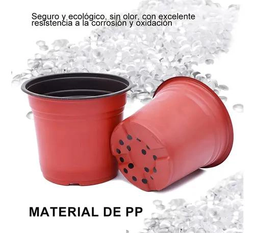 MACETAS DE PLASTICO PARA SEMILLEROS 135 UNIDADES 8.8X7.5CM - 5
