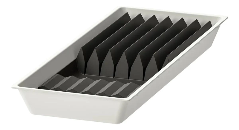 BANDEJA ORGANIZADORA DE CUBIERTOS PARA CAJON DE COCINA 20X50 CM - 1