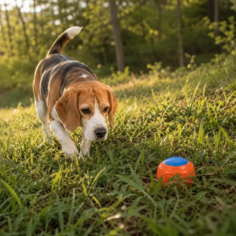 PELOTA INTERACTIVA SONORA PARA PERROS DE 6,4 CM - 1