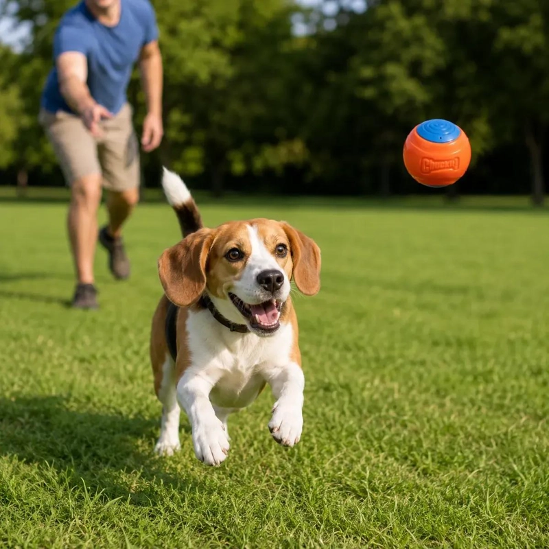 PELOTA INTERACTIVA SONORA PARA PERROS DE 6,4 CM - 2