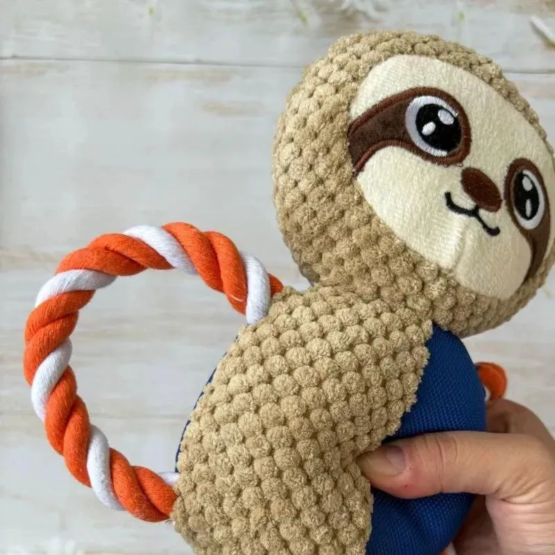 JUGUETE PELUCHE PEREZOSO INTERACTIVO PARA PERROS - 2