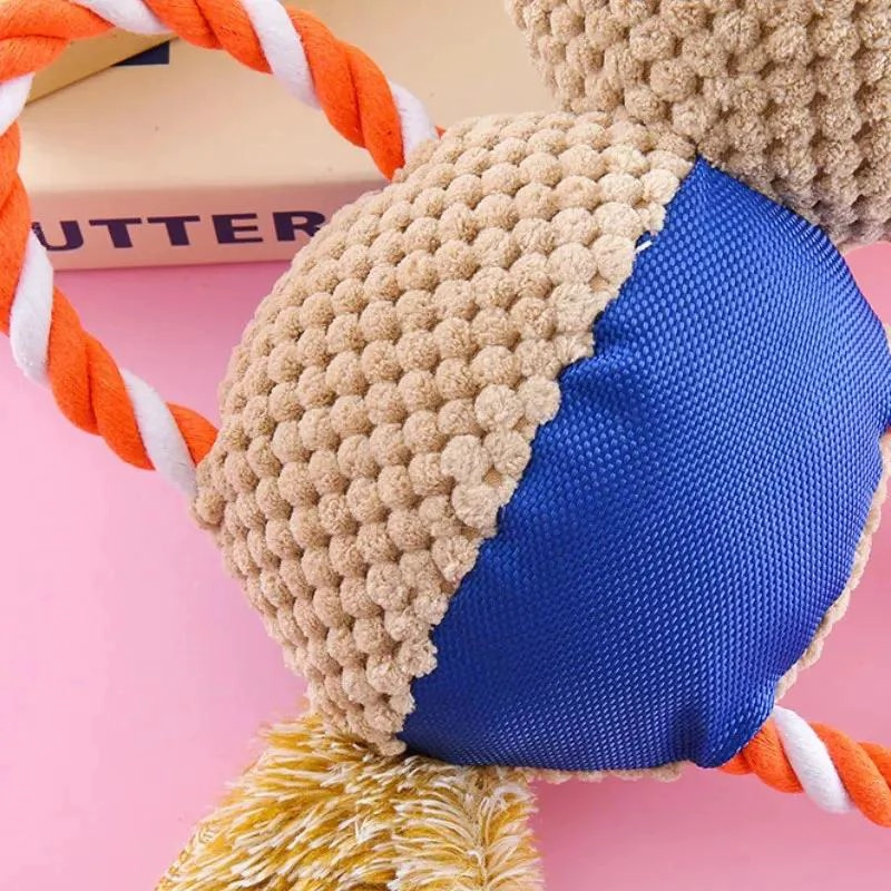 JUGUETE PELUCHE PEREZOSO INTERACTIVO PARA PERROS - 4