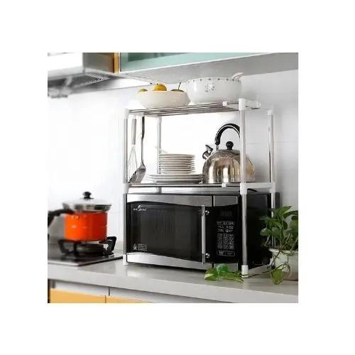 ESTANTE ORGANIZADOR DE COCINA Y MICROONDAS CON DISEÑO ELEGANTE - 2