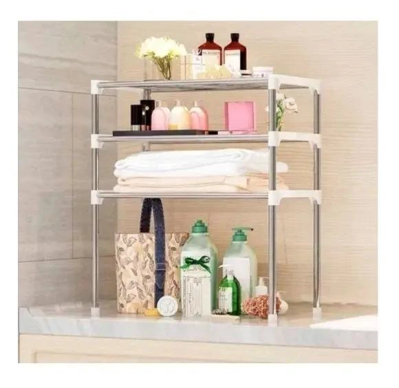 ESTANTE ORGANIZADOR DE COCINA Y MICROONDAS CON DISEÑO ELEGANTE - 9