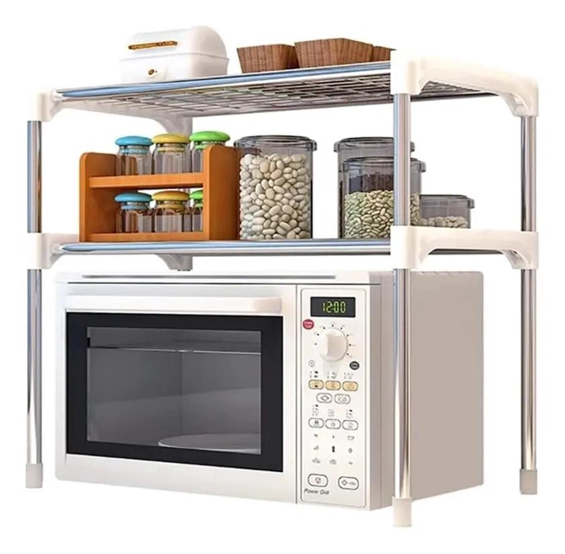 ESTANTE ORGANIZADOR PARA COCINA Y HOGAR CON REJILLA - 1