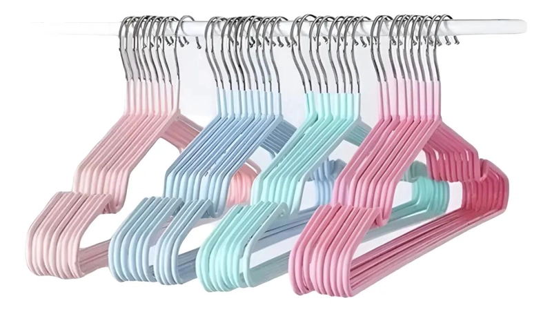 GANCHOS COLGADORES ANTIDESLIZANTES PARA ROPA 30 UNIDADES - 1