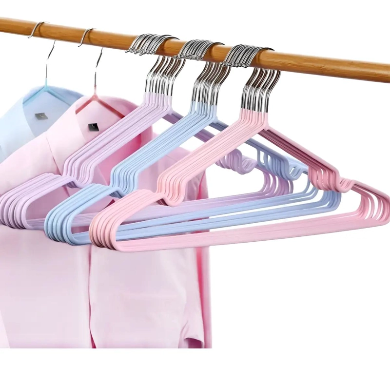GANCHOS COLGADORES ANTIDESLIZANTES PARA ROPA 30 UNIDADES - 2