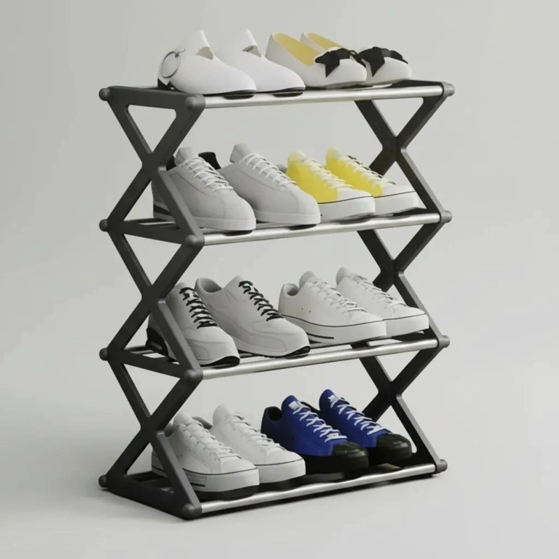 ORGANIZADOR PLEGABLE PARA ZAPATILLAS DE 4 NIVELES - 7