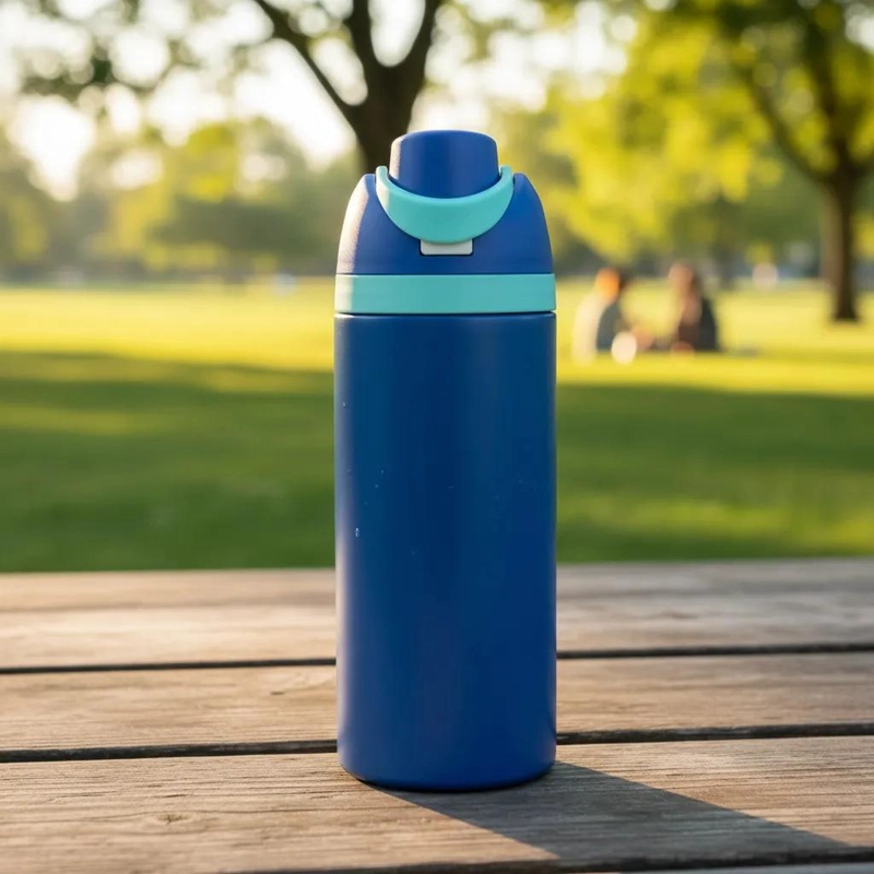BOTELLA AISLADA DE ACERO INOXIDABLE PARA AGUA 800 ML - 1