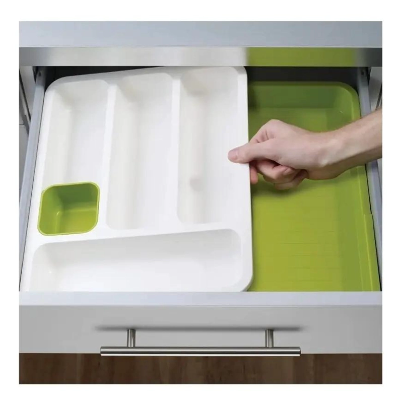 ORGANIZADOR DE CUBIERTOS AJUSTABLE PARA CAJONES DE COCINA - 3
