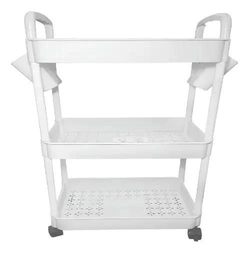 CARRITO ORGANIZADOR RODANTE DE PLASTICO 3 NIVELES CON ASAS - 1