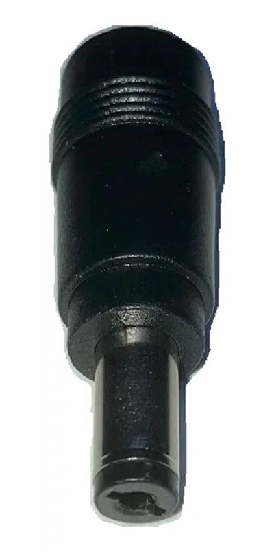 ADAPTADOR HEMBRA A MACHO 5.5X2.1MM NEGRO 11.3 CM - 1