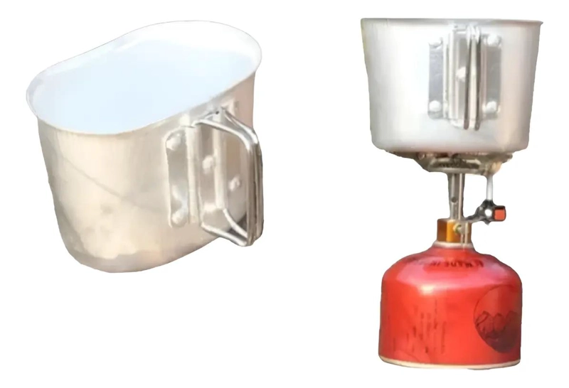 CANTIMPLORA DE 1 LITRO CON FUNDA Y TAZA DE ALUMINIO - 3