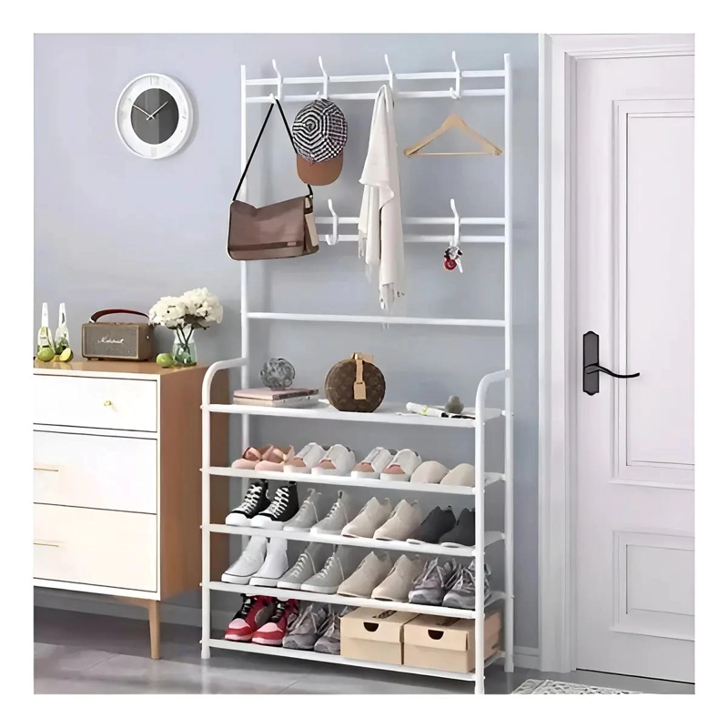 ORGANIZADOR MULTIFUNCIONAL COLGADOR Y ZAPATERO 5 NIVELES - 2