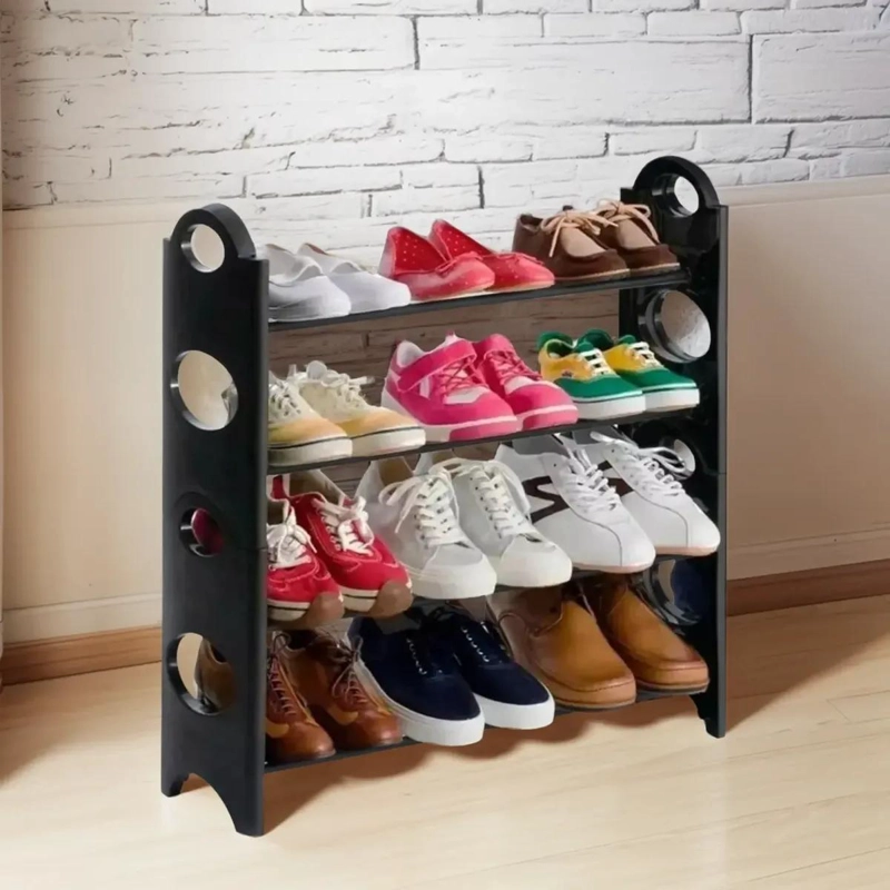 ORGANIZADOR DE ZAPATOS DE 4 NIVELES PARA AHORRAR ESPACIO - 1
