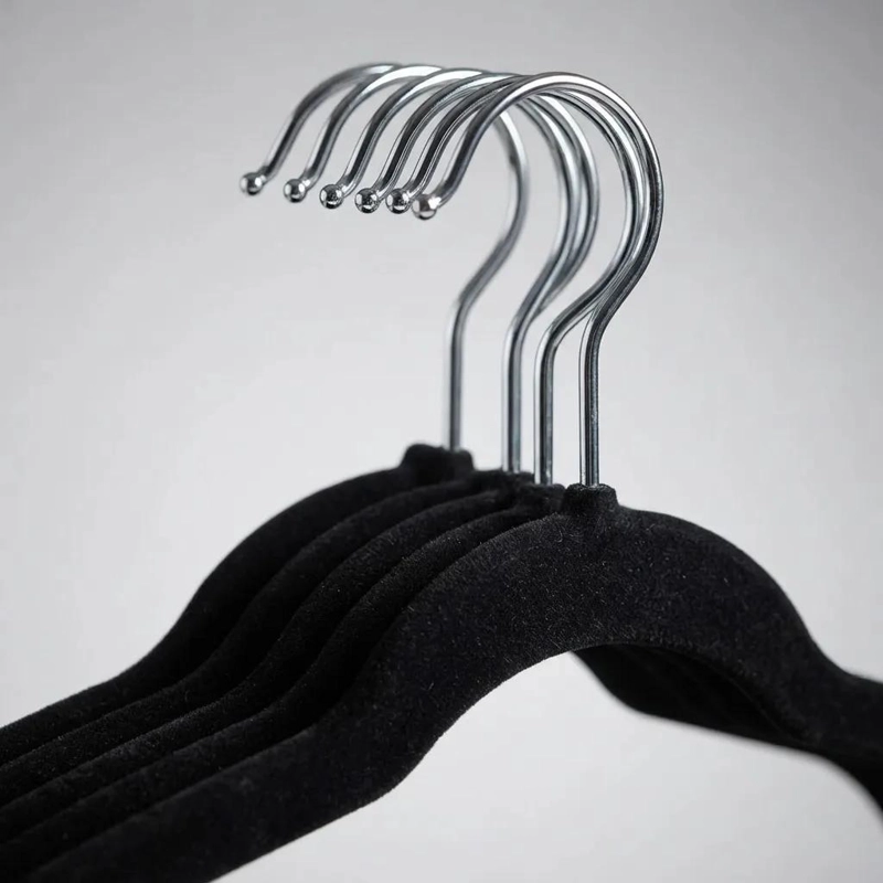 PACK DE 20 COLGADORES DE ROPA ANTIDESLIZANTES DE TERCIOPELO - 7