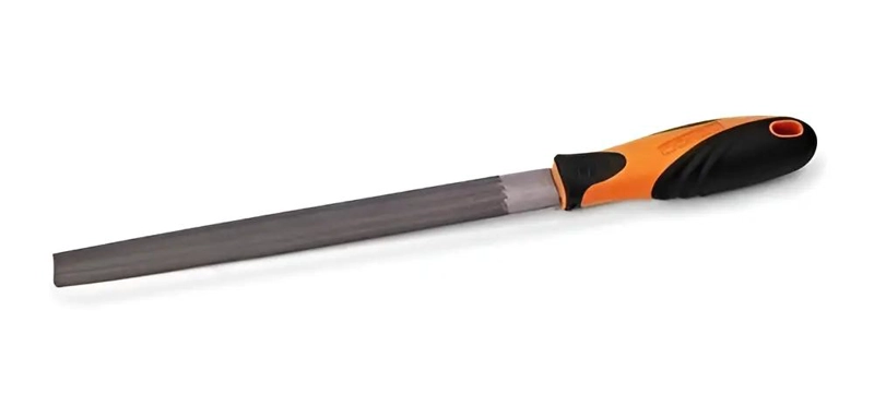 LIMA MEDIA CAÑA DOBLE CORTE 10 PULGADAS PARA BRICOLAJE - 1