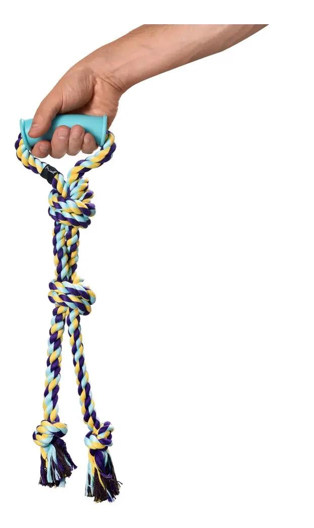 JUGUETE INTERACTIVO PARA PERROS CON CUERDA DE 45 CM - 2