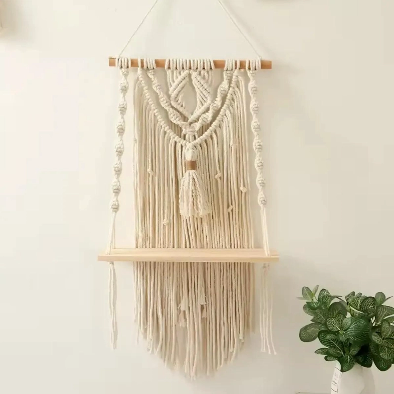 COLGANTE DE MACRAME  DECORATIVO PARA ORGANIZAR EL HOGAR - 2