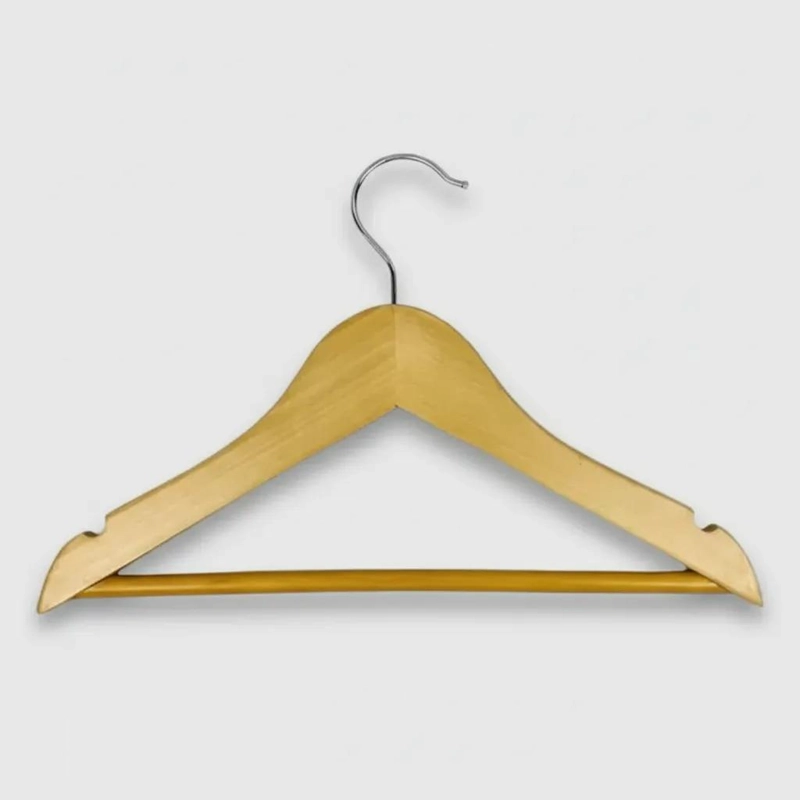 PACK DE 10 COLGADORES DE MADERA PARA ROPA INFANTIL - 1