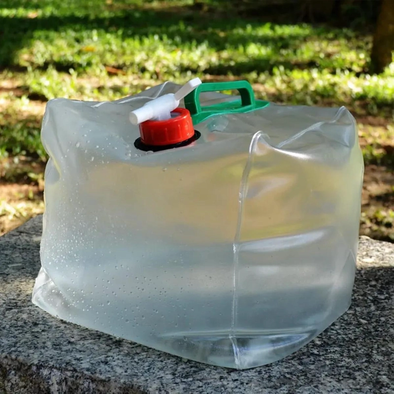CONTENEDOR PLEGABLE DE AGUA 20 LITROS PARA CAMPING - 8