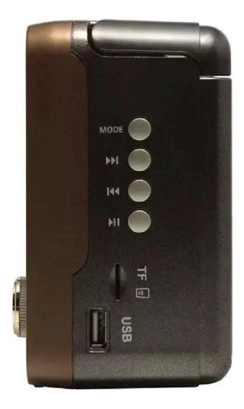 RADIO PORTATIL RETRO CON BLUETOOTH Y USB PARA MUSICA - 1