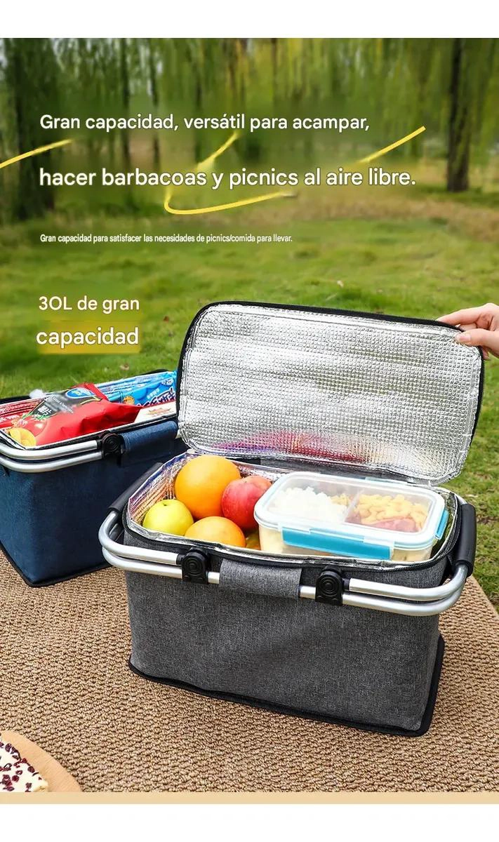 BOLSO TE RMICO PLEGABLE IMPERMEABLE PARA PICNIC Y CAMPING - 3
