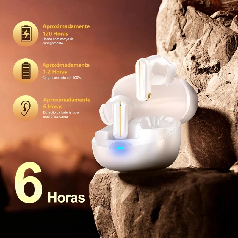 AURICULARES INALAMBRICOS BLUETOOTH CON SONIDO HI-FI Y MODO DUAL - 4