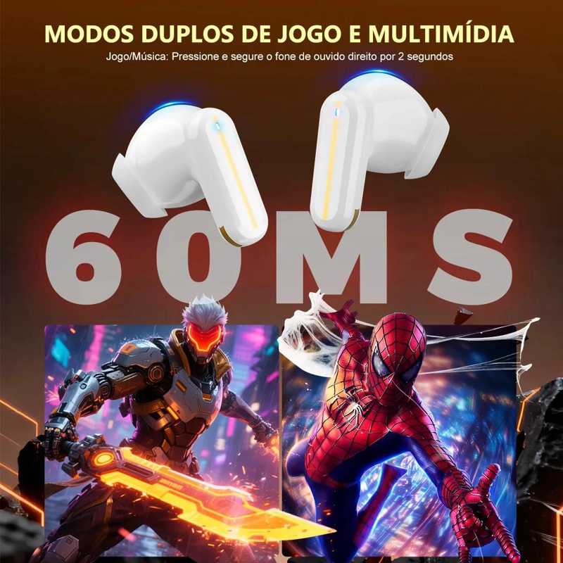 AURICULARES INALAMBRICOS BLUETOOTH CON SONIDO HI-FI Y MODO DUAL - 8