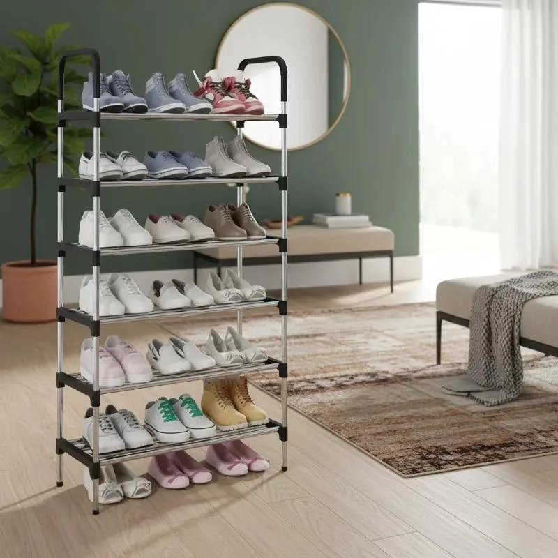 ZAPATERO ORGANIZADOR DE 5 NIVELES PARA CALZADO Y ACCESORIOS - 1