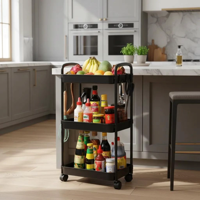 ORGANIZADOR DE GABINETES DE COCINA 3 NIVELES PARA ALMACENAMIENTO - 1