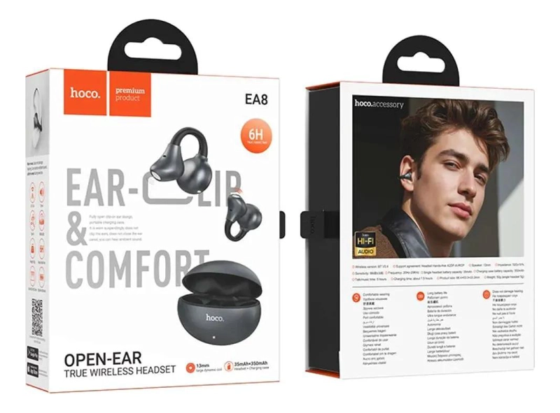 AUDIFONOS INALAMBRICOS OPEN EAR CON BLUETOOTH Y MICROFONO - 1