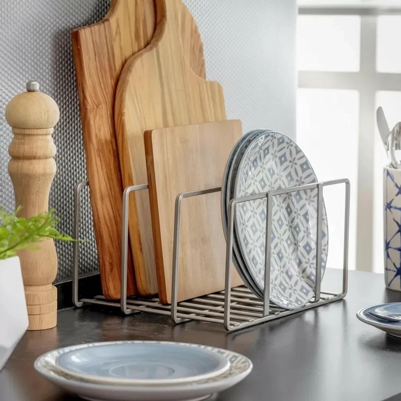 ORGANIZADOR DE COCINA DE METAL PARA MUEBLES 14X21,5X25 CM - 3
