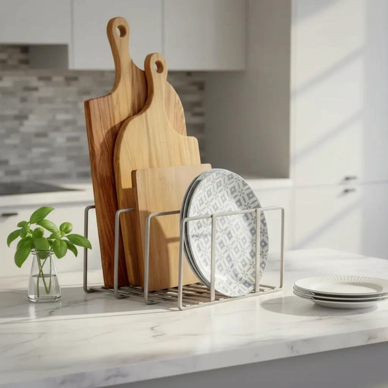ORGANIZADOR DE COCINA DE METAL PARA MUEBLES 14X21,5X25 CM - 4