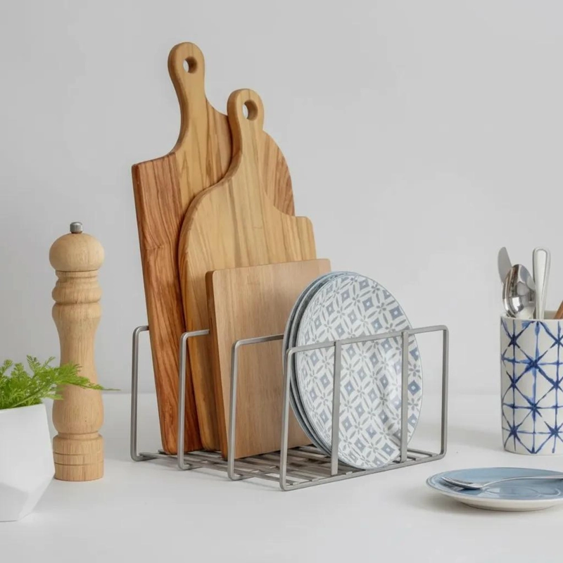 ORGANIZADOR DE COCINA DE METAL PARA MUEBLES 14X21,5X25 CM - 5
