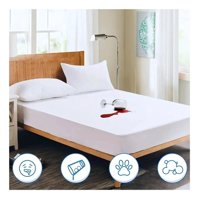 PROTECTOR IMPERMEABLE PARA COLCHON DE 1 PLAZA Y 1/2 - 5