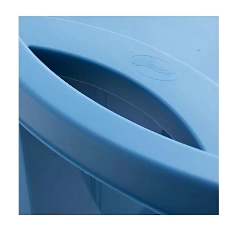 BAUL ORGANIZADOR DE PLASTICO 75 LITROS EN COLOR AZUL - 1