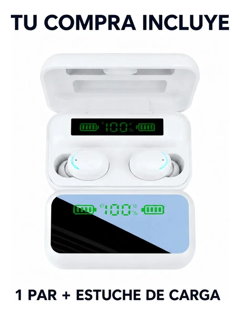 AUDIFONOS BLUETOOTH IN-EAR R11 COLOR BLANCO CON MICROFONO - 3