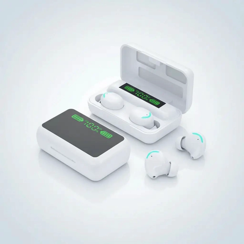 AUDIFONOS BLUETOOTH IN-EAR R11 COLOR BLANCO CON MICROFONO - 5
