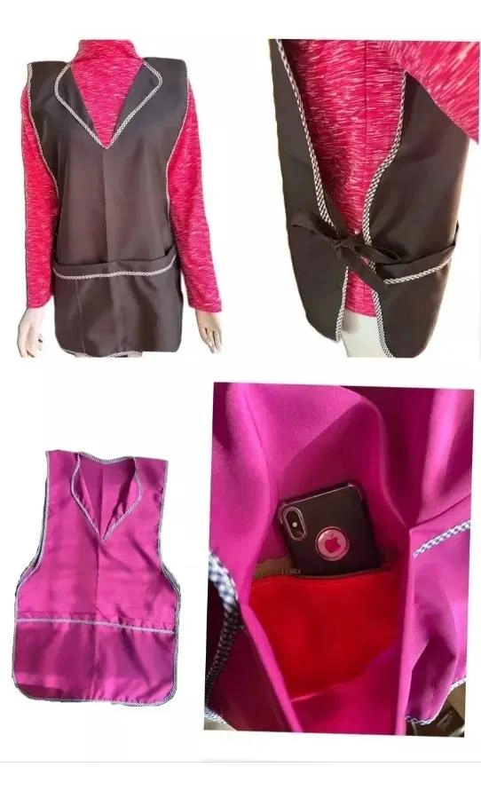 PACK DE 2 DELANTALES PECHERA XL IMPERMEABLES Y AJUSTABLES - 6