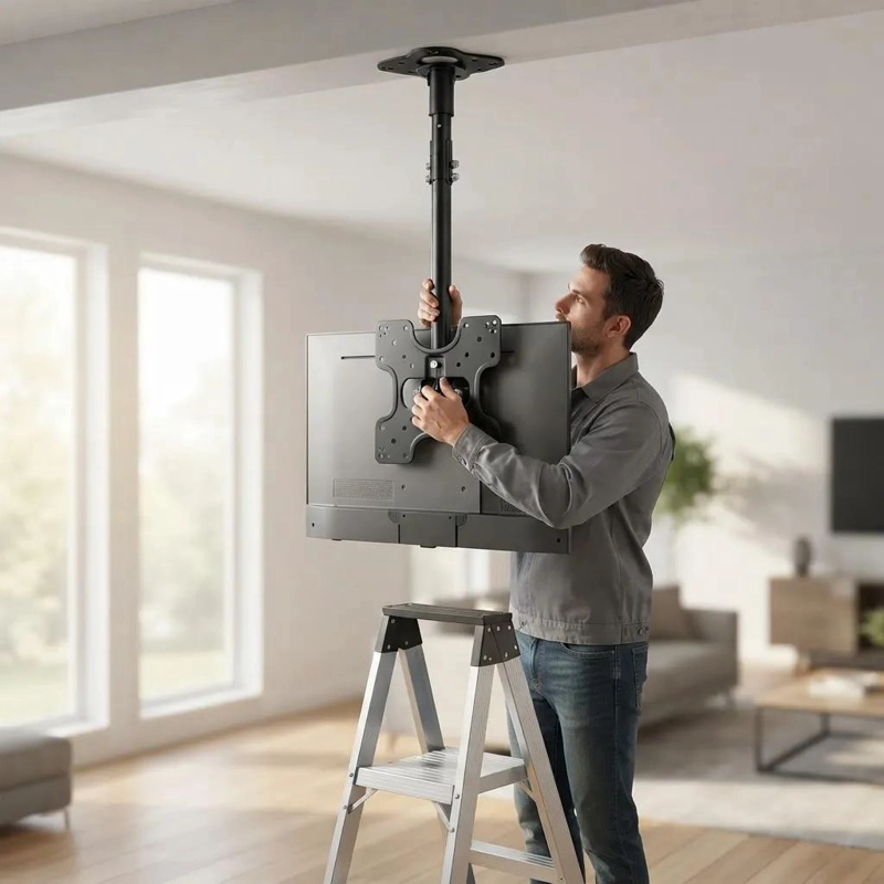 SOPORTE DE TECHO AJUSTABLE PARA TELEVISORES DE 14 A 42 PULGADAS - 5