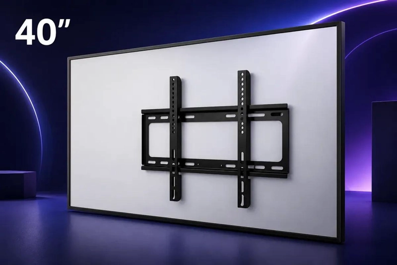 SOPORTE DE PARED FIJO PARA TELEVISORES DE 40 A 85 PULGADAS - 4