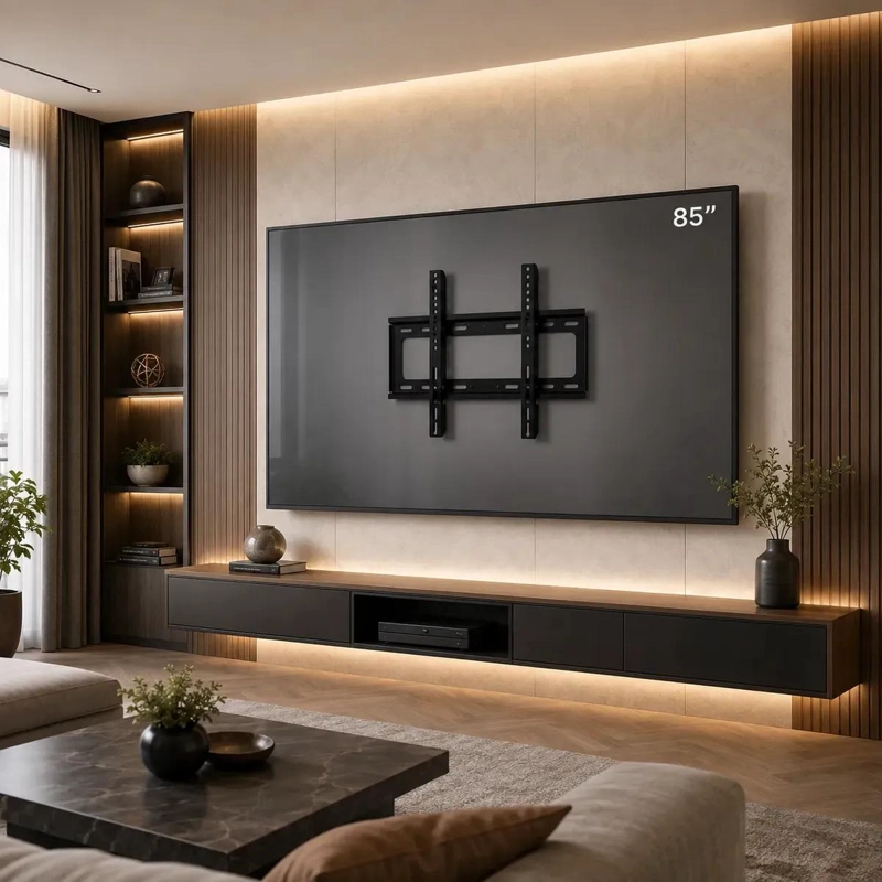 SOPORTE DE PARED FIJO PARA TELEVISORES DE 40 A 85 PULGADAS - 8